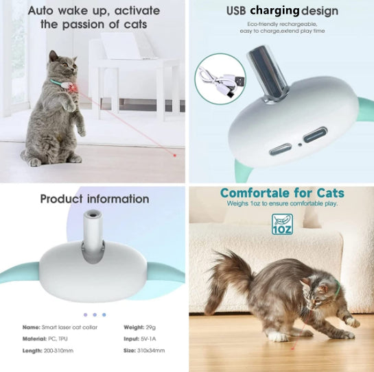 ChaseBeam Rechargeable Cat Collar Toy