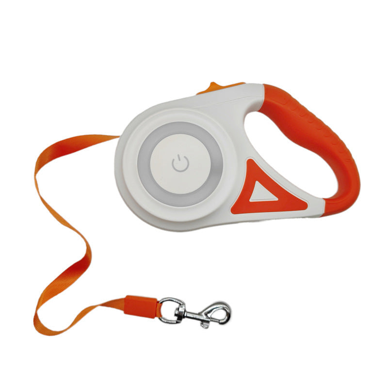 GlowLead Retractable LED Dog Leash