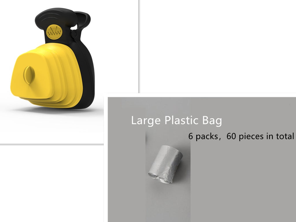 CleanClip Foldable Dog Poop Scooper Kit